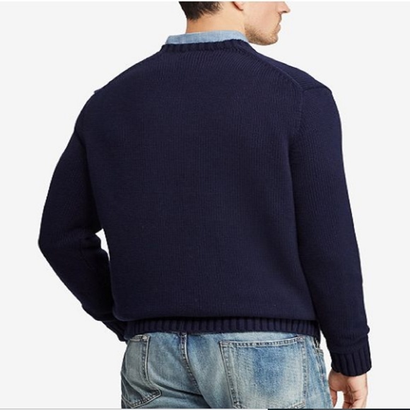 SOLD~Polo Ralph Lauren Men's Logo Graphic Sweater - Picture 5 of 8